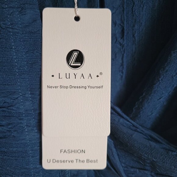 LUYAA Women's V Neck Tank Tops Casual Sleeveless Shirts Loose - Picture 6 of 8